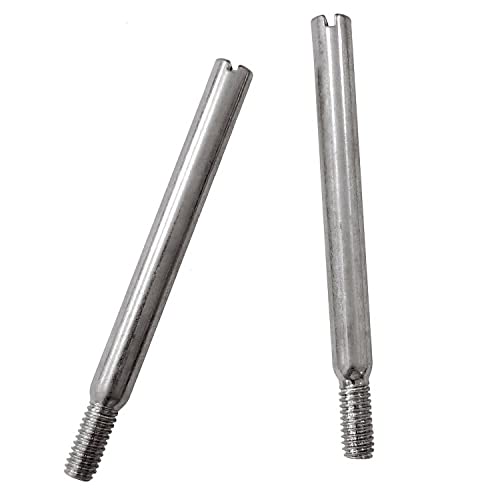 YEQIN 2 Pieces Metal Screw-in Spool Pins Thread Holder Domestic Home Sewing Machine Spare Part Compatible with Singer Kenmore Sewing Machine